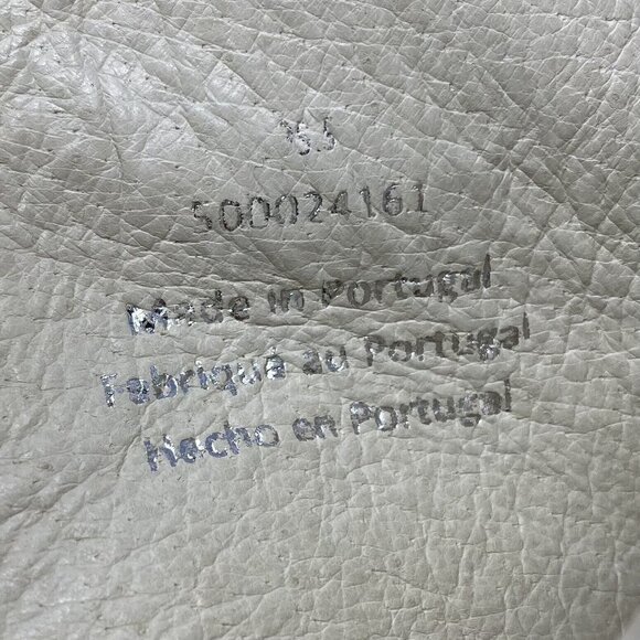 Free People Cecile Snake Print Zip Ankle Boots Gray Cream Leather 35.5 US 5.5 - Picture 10 of 10